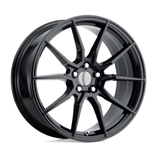 193GB-796524 - Performance Replicas PR193 17X9 5X114.3  24mm Gloss Black - Performance Replicas Wheels Canada