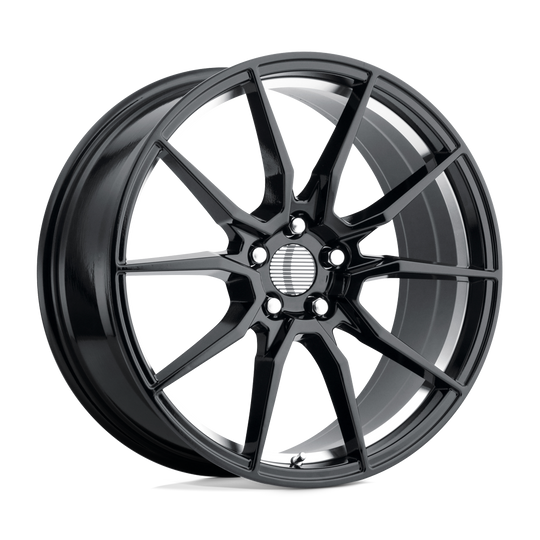 193MS-296530 - Performance Replicas PR193 20X9 5X114.3  30mm Gloss Black Machined - Performance Replicas Wheels Canada