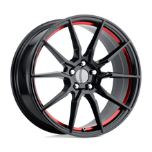 Charger l'image dans la galerie, 193RS-296530 - Performance Replicas PR193 20X9 5X114.3  30mm Gloss Black Red Machined - Performance Replicas Wheels Canada