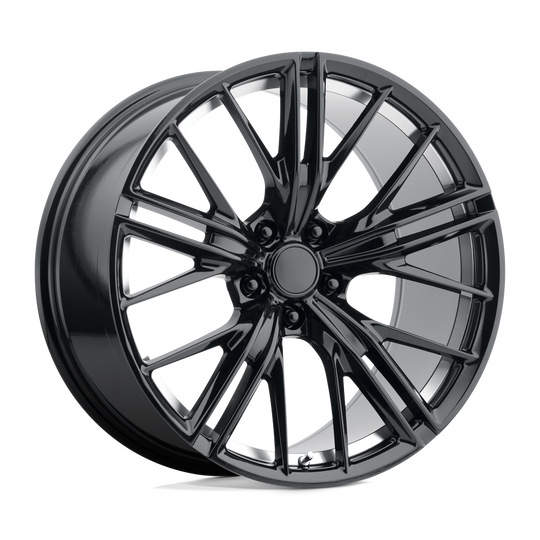 194MS-291230 - Performance Replicas PR194 20X9 5X120  30mm Gloss Black Machined - Performance Replicas Wheels Canada