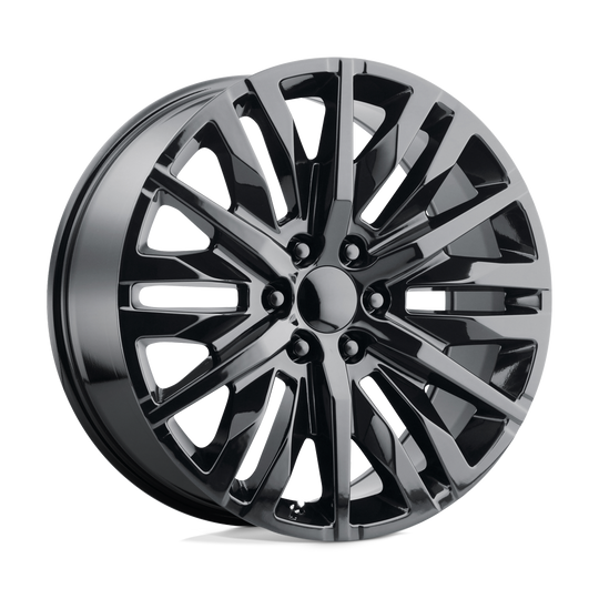 198GB-295824 - Performance Replicas PR198 20X9 6X139.7  24mm Gloss Black - Performance Replicas Wheels Canada