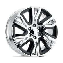 Load image into Gallery viewer, 202CG-2295828 - Performance Replicas PR202 22X9 6X139.7  28mm Chrome With Gloss Black Accents - Performance Replicas Wheels Canada
