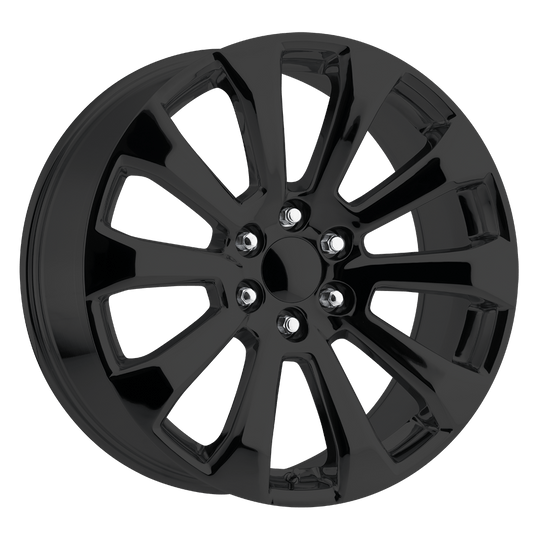 204GB-2295828 - Performance Replicas PR204 22X9 6X139.7  28mm Gloss Black - Performance Replicas Wheels Canada