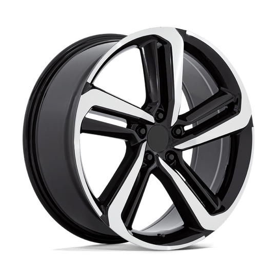 216BM-286545 - Performance Replicas PR216 20X8.5 5X114.3  45mm Gloss Black Machined - Performance Replicas Wheels Canada