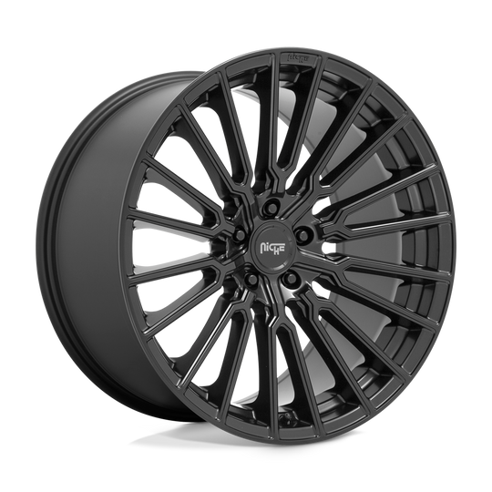 M250209065+35 - Niche M250 Premio 20X9 5X114.3  35mm Matte Black - Niche Wheels Canada