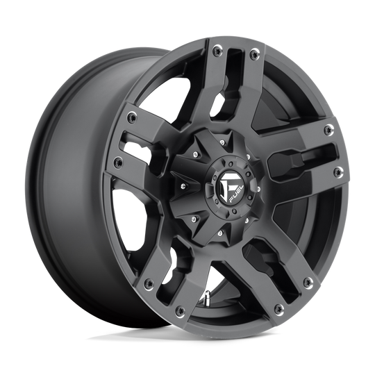 D51518909857 - Fuel Off-Road D515 Pump 18X9 6X135 / 6X139.7 20mm Matte Black - Fuel Off-Road Wheels Canada