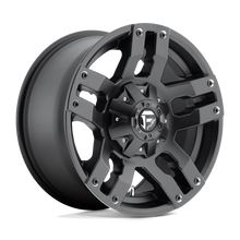 Load image into Gallery viewer, D51518908250 - Fuel Off-Road D515 Pump 18X9 8X165.1 1mm Matte Black - Fuel Off-Road Wheels Canada