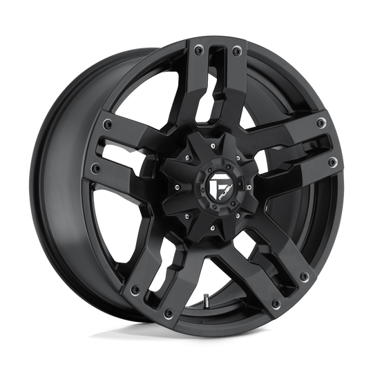 D51520909857 - Fuel Off-Road D515 Pump 20X9 6X135 / 6X139.7 20mm Matte Black - Fuel Off-Road Wheels Canada