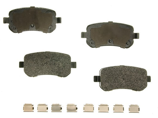 PXD1021 Performance Plus Carbon Fiber Disc Brake Pad Set Agna Brakes