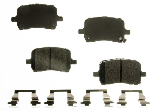 PXD1028 Performance Plus Carbon Fiber Disc Brake Pad Set Agna Brakes