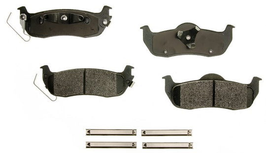 PXD1041 Performance Plus Carbon Fiber Disc Brake Pad Set Agna Brakes