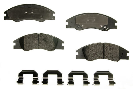 PXD1074 Performance Plus Carbon Fiber Disc Brake Pad Set Agna Brakes