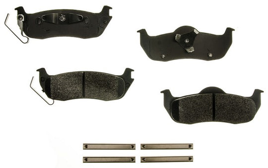 PXD1087 Performance Plus Carbon Fiber Disc Brake Pad Set Agna Brakes