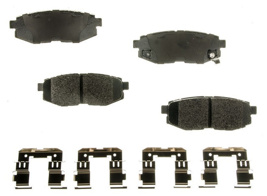 PXD1124 Performance Plus Carbon Fiber Disc Brake Pad Set Agna Brakes