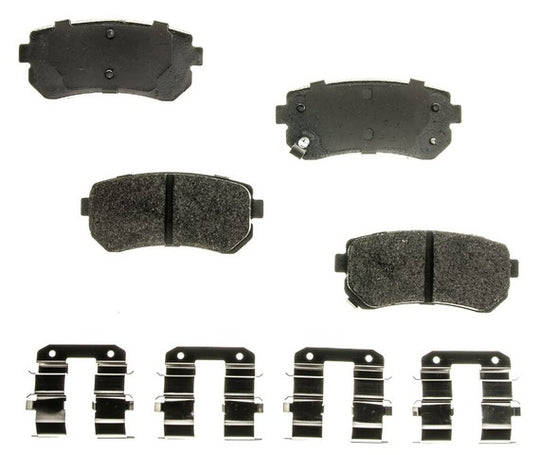 PXD1157 Performance Plus Carbon Fiber Disc Brake Pad Set Agna Brakes