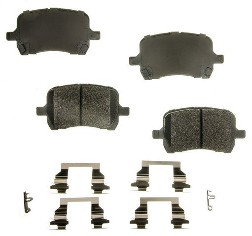 PXD1160 Performance Plus Carbon Fiber Disc Brake Pad Set Agna Brakes