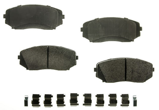 PXD1258 Performance Plus Carbon Fiber Disc Brake Pad Set Agna Brakes