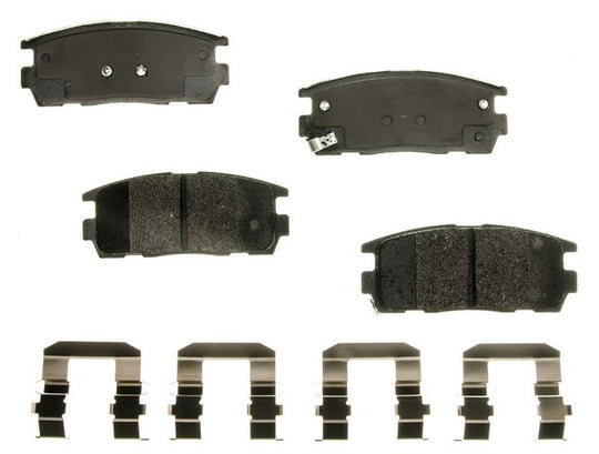 PXD1275 Performance Plus Carbon Fiber Disc Brake Pad Set Agna Brakes