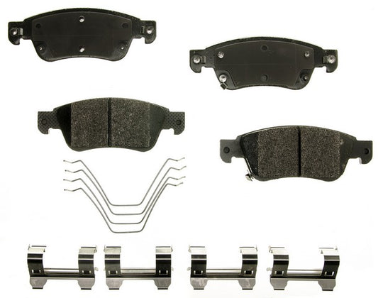PXD1287 Performance Plus Carbon Fiber Disc Brake Pad Set Agna Brakes