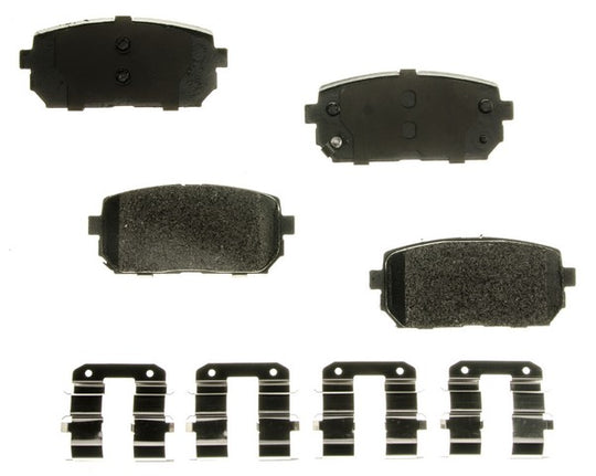 PXD1296 Performance Plus Carbon Fiber Disc Brake Pad Set Agna Brakes