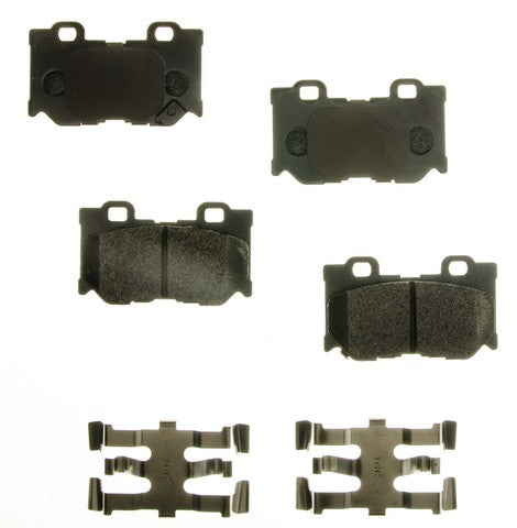 PXD1347 Performance Plus Carbon Fiber Disc Brake Pad Set Agna Brakes