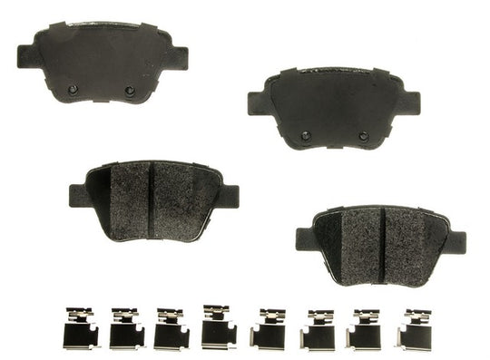 PXD1456 Performance Plus Carbon Fiber Disc Brake Pad Set Agna Brakes