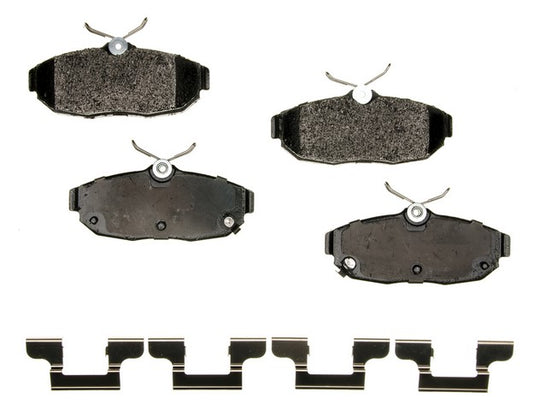 PXD1562 Performance Plus Carbon Fiber Disc Brake Pad Set Agna Brakes