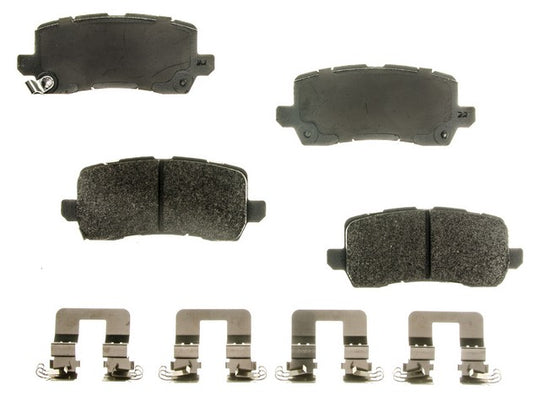 PXD1698 Performance Plus Carbon Fiber Disc Brake Pad Set Agna Brakes