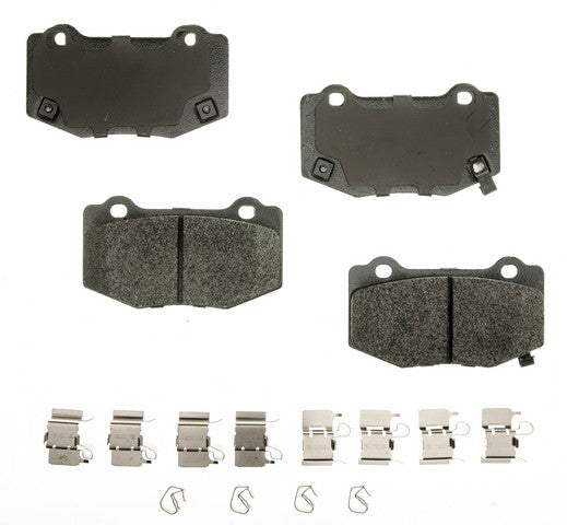 PXD1718 Performance Plus Carbon Fiber Disc Brake Pad Set Agna Brakes