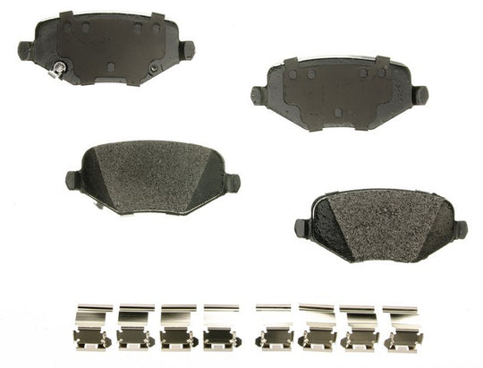 PXD1719 Performance Plus Carbon Fiber Disc Brake Pad Set Agna Brakes
