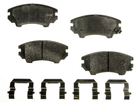 PXD1745 Performance Plus Carbon Fiber Disc Brake Pad Set Agna Brakes