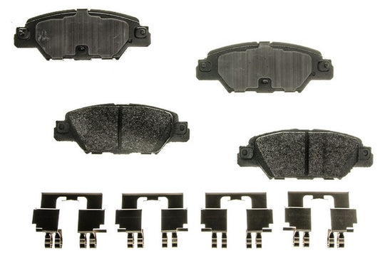 PXD1846 Performance Plus Carbon Fiber Disc Brake Pad Set Agna Brakes