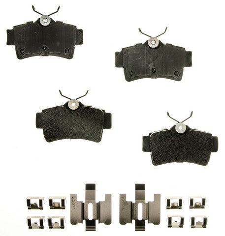 PXD627A Performance Plus Carbon Fiber Disc Brake Pad Set Agna Brakes