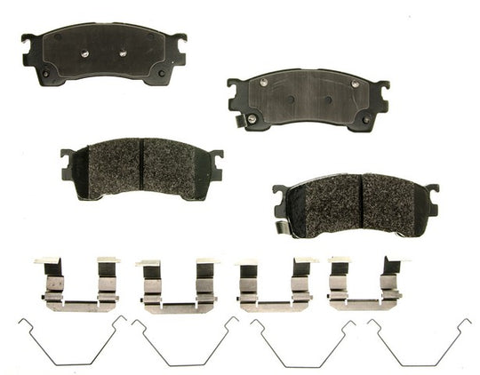 PXD637 Performance Plus Carbon Fiber Disc Brake Pad Set Agna Brakes