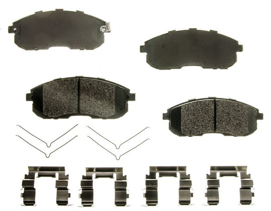 PXD653 Performance Plus Carbon Fiber Disc Brake Pad Set Agna Brakes