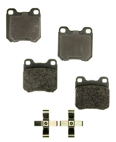 PXD709A Performance Plus Carbon Fiber Disc Brake Pad Set Agna Brakes