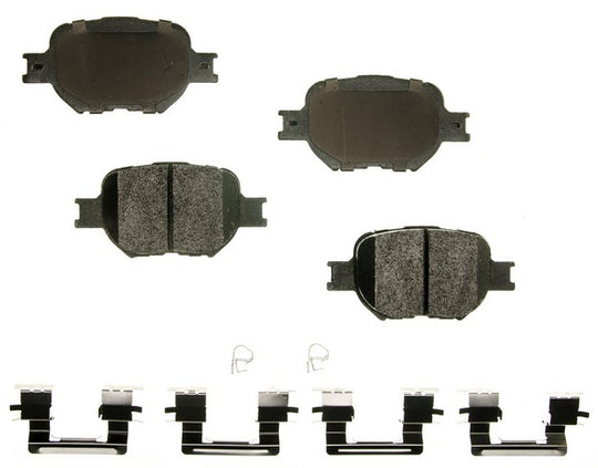 PXD817 Performance Plus Carbon Fiber Disc Brake Pad Set Agna Brakes