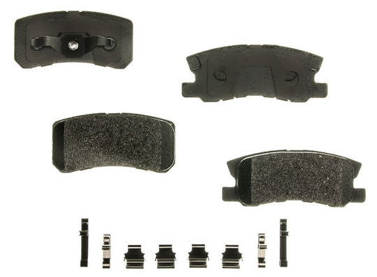 PXD868 Performance Plus Carbon Fiber Disc Brake Pad Set Agna Brakes