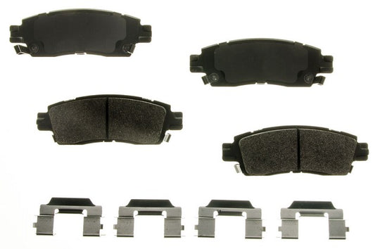 PXD883 Performance Plus Carbon Fiber Disc Brake Pad Set Agna Brakes