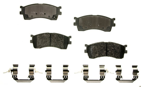 PXD889 Performance Plus Carbon Fiber Disc Brake Pad Set Agna Brakes