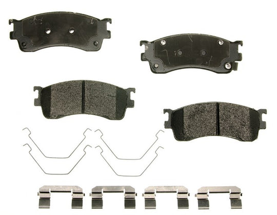 PXD893 Performance Plus Carbon Fiber Disc Brake Pad Set Agna Brakes
