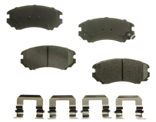 PXD924 Performance Plus Carbon Fiber Disc Brake Pad Set Agna Brakes