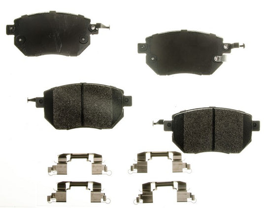 PXD969 Performance Plus Carbon Fiber Disc Brake Pad Set Agna Brakes