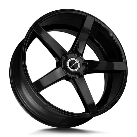 S35851440GBML - Strada S35 Perfetto 18X8 5x114.3 40mm Gloss Black Milled - Strada Wheels Canada