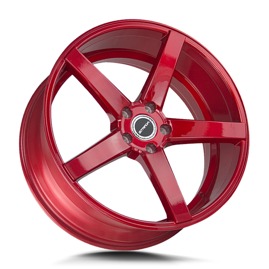 S35851440R - Strada S35 Perfetto 18X8 5x114.3 40mm Candy Red - Strada Wheels Canada