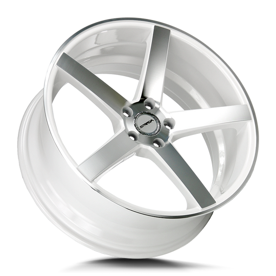 S35851440WM - Strada S35 Perfetto 18X8 5X114.3 40mm White Machined - Strada Wheels Canada