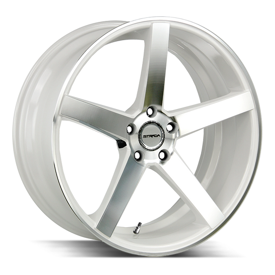 S35251515DWM - Strada S35 Perfetto 22X9.5 5X115 15mm White Machined - Strada Wheels Canada