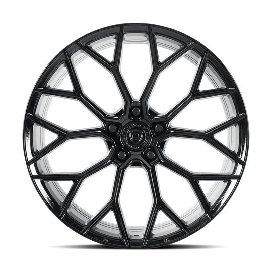 PISTA-28552GB35 - Dolce Performance Pista 20X8.5 5X112 ET 35mm Gloss Black - Dolce Performance Wheels Canada