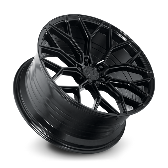 PISTA-28552GB35 - Dolce Performance Pista 20X8.5 5X112 ET 35mm Gloss Black - Dolce Performance Wheels Canada