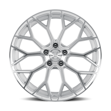 Load image into Gallery viewer, PISTA-98552GSF - Dolce Performance Pista 19X8.5 5X112 ET 28mm Gloss Silver Machined Face - Dolce Performance Wheels Canada
